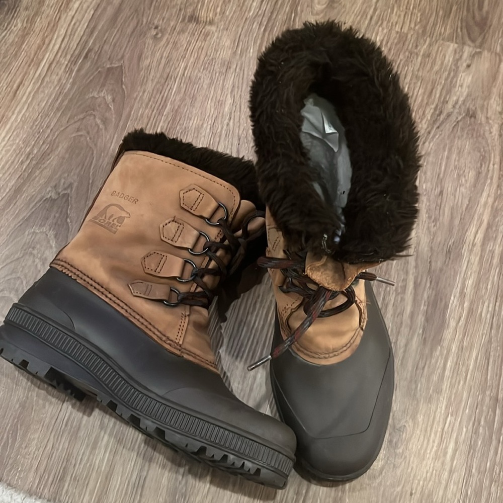 Sorrel Ladies Badger Boots Size 9 Excellent